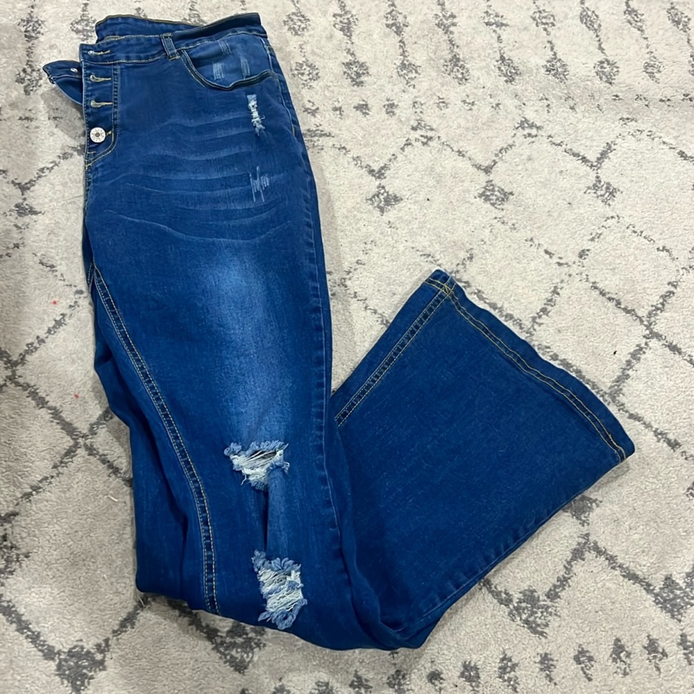 SZ XL Wide Leg Flare Jeans